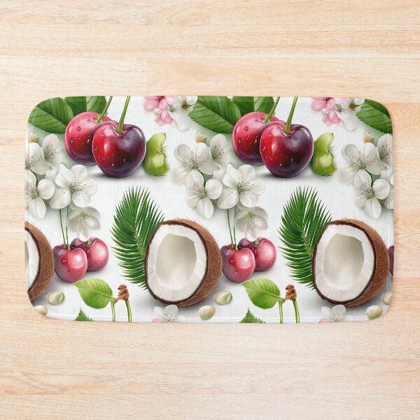 Item preview, Realistic Cherries Coconut and Flowers Mix designed and sold by Piotrek0001.