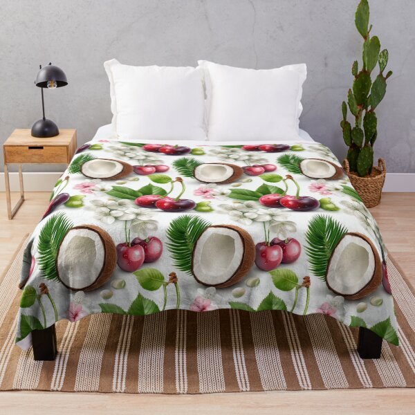 Item preview, Realistic Cherries Coconut and Flowers Mix designed and sold by Piotrek0001.