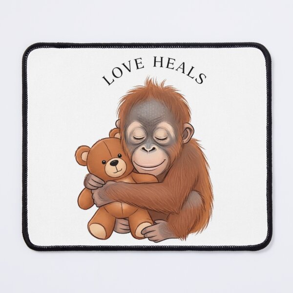 Item preview, Punch the Orangutan – Love Heals designed and sold by FlamaC.