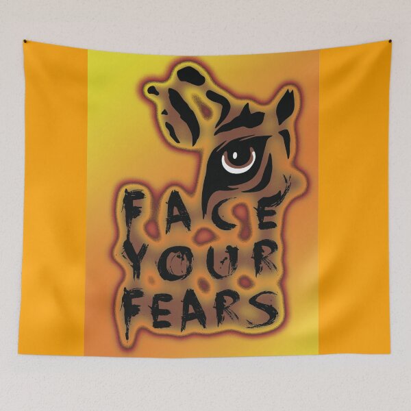 Item preview, positive affirmation: Face your fears, tiger eye designed and sold by Mevissart.
