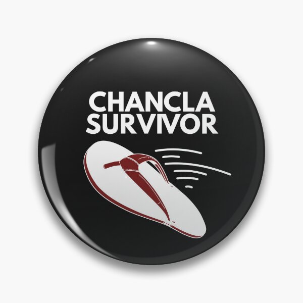 Item preview, Chancla Survivor – Dark Edition | Funny Hispanic Latino Humor  designed and sold by ContextPending.