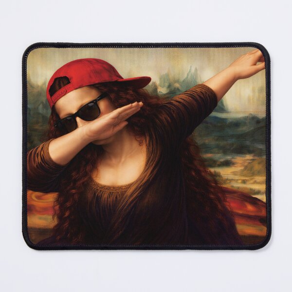 Item preview, Funny Dabbing Mona Lisa – Modern Renaissance designed and sold by Timegraf.