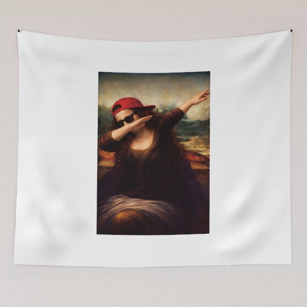 Item preview, Funny Dabbing Mona Lisa – Modern Renaissance designed and sold by Timegraf.