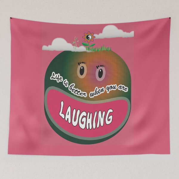 Item preview, Positive affirmation: Live is better when you are laughing designed and sold by Mevissart.