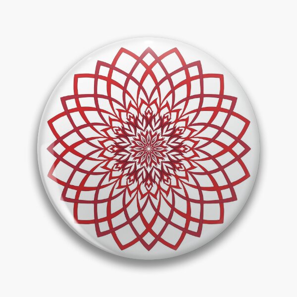 Item preview, Red mandala designed and sold by Poplartree.