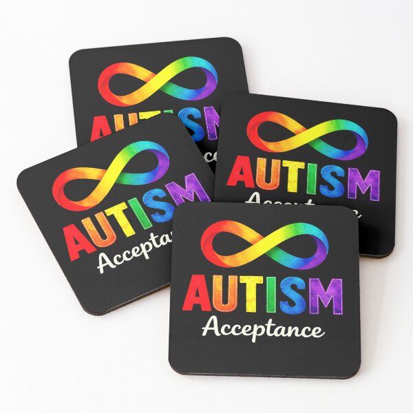 Item preview, Autism Acceptance Rainbow Infinity Symbol Design designed and sold by designleon19.