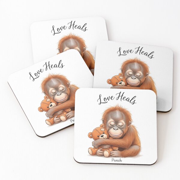 Item preview, Punch the Orangutan – Love Heals 2 designed and sold by FlamaC.