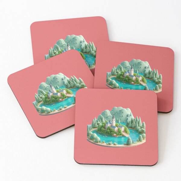 Item preview, Lake Bled – Fairytale Island  Title Lake Bled Fairytale Island  designed and sold by PaintMeWorld.