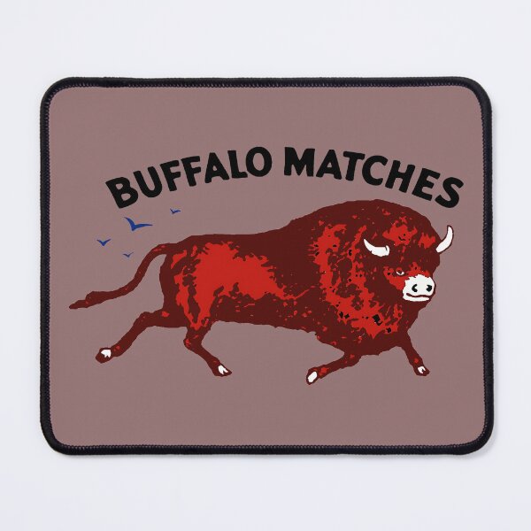 Item preview, Buffalo Matches - vintage safety matchbox designed and sold by Corinne Alexa Jackson.