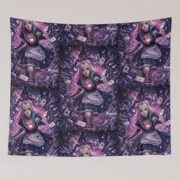 Item preview, Athena Through the Shattered Looking Glass (cosmic/psychedelic) designed and sold by Lostinherwonderland.