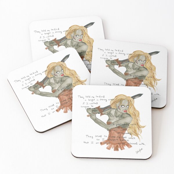 Item preview, They told me to find a knight in shining armor... designed and sold by Valerie Parente.