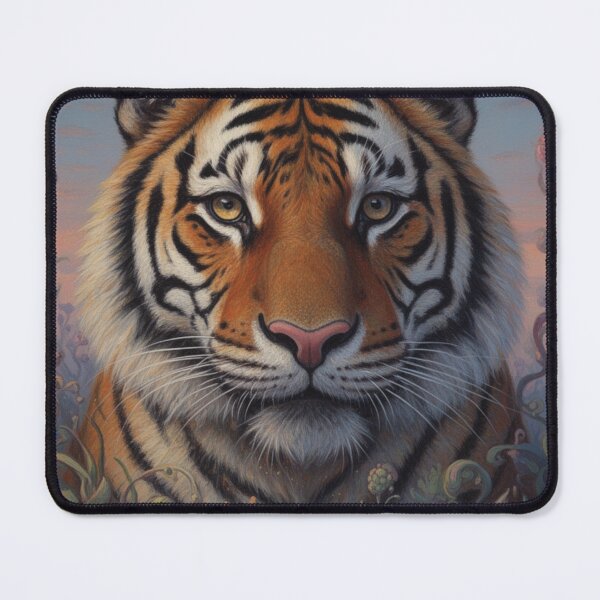 Item preview, Graphics of a slightly surreal Bengal tiger. designed and sold by Knock on my door.