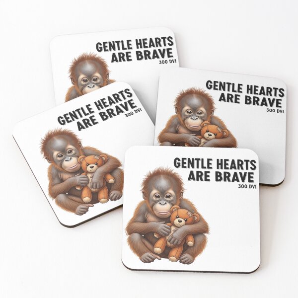 Item preview, Punch the Orangutan – Gentle Hearts Are Brave designed and sold by FlamaC.