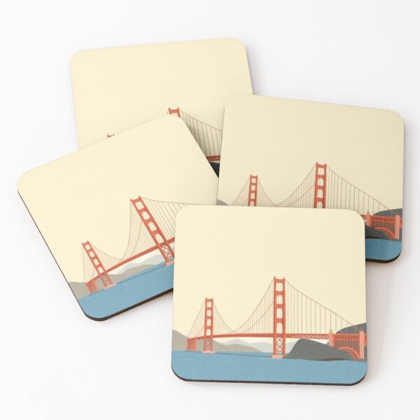 Item preview, Golden Gate Bridge Print designed and sold by loopsydaisy432.