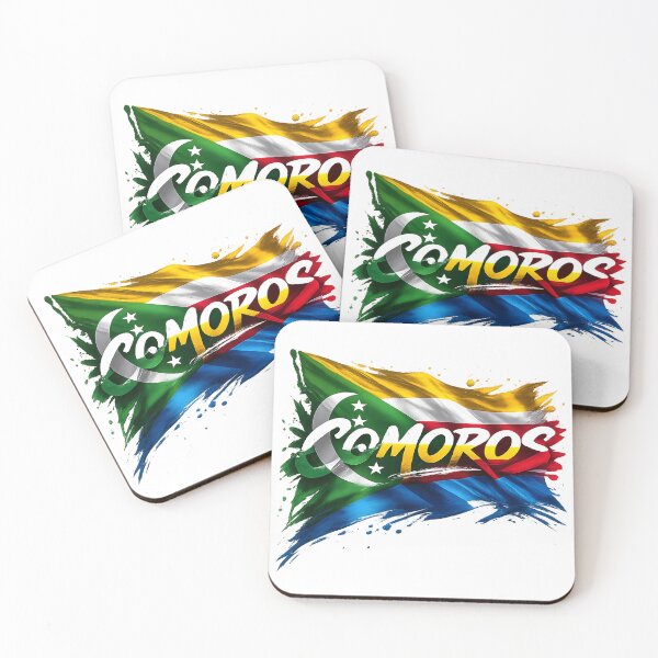 Item preview, Comoros Flag Paint Splash Design – Comorian Pride Patriotic Graphic designed and sold by GarnerSupplyCo.