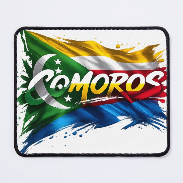 Item preview, Comoros Flag Paint Splash Design – Comorian Pride Patriotic Graphic designed and sold by GarnerSupplyCo.