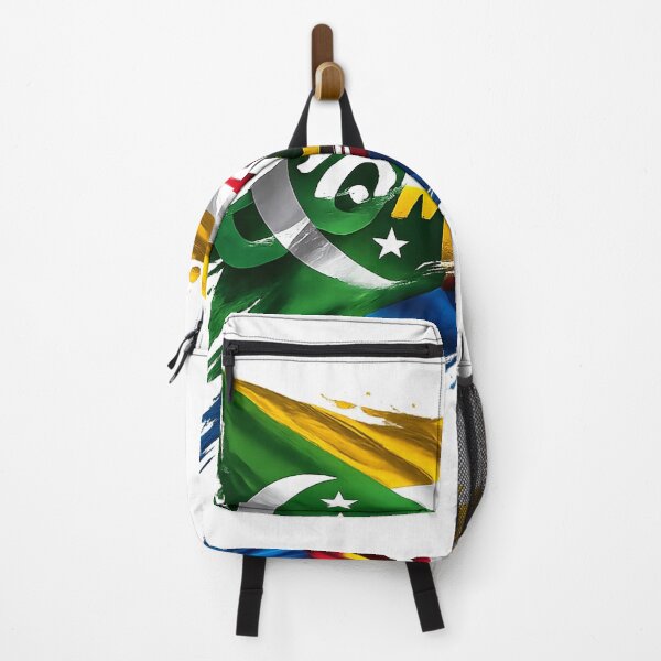 Item preview, Comoros Flag Paint Splash Design – Comorian Pride Patriotic Graphic designed and sold by GarnerSupplyCo.