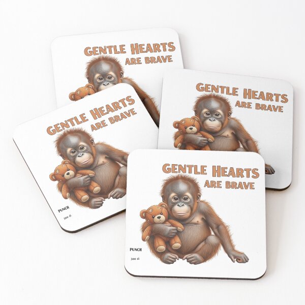 Item preview, Punch the Orangutan – Gentle Hearts Are Brave 2 designed and sold by FlamaC.