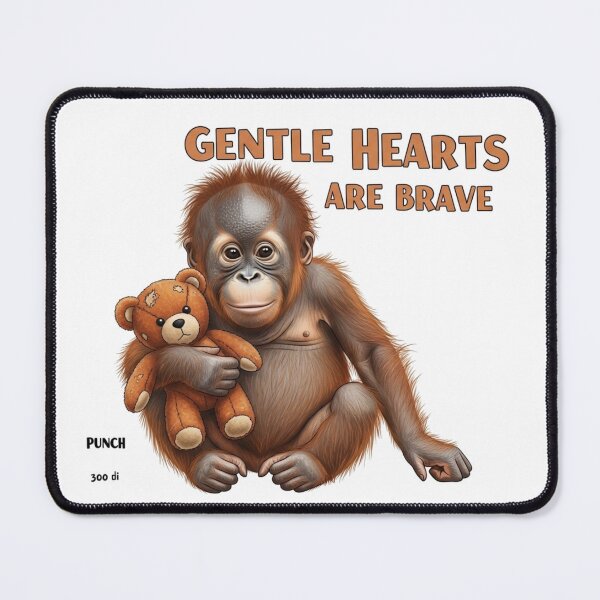 Item preview, Punch the Orangutan – Gentle Hearts Are Brave 2 designed and sold by FlamaC.