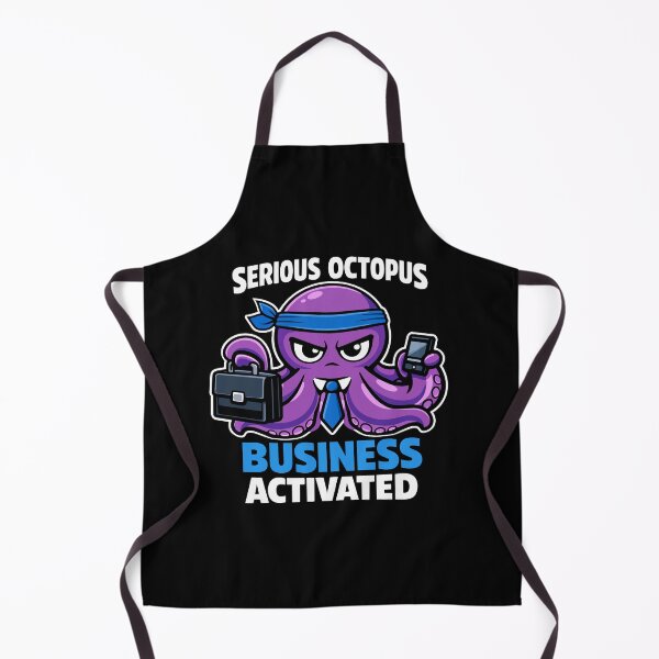 Item preview, Serious Octopus Business Activated – Funny Corporate Office Humor designed and sold by FamaPod.
