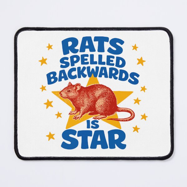 Item preview, Rats Spelled Backwards Is Star – Funny Ironic Rat Lover designed and sold by FamaPod.