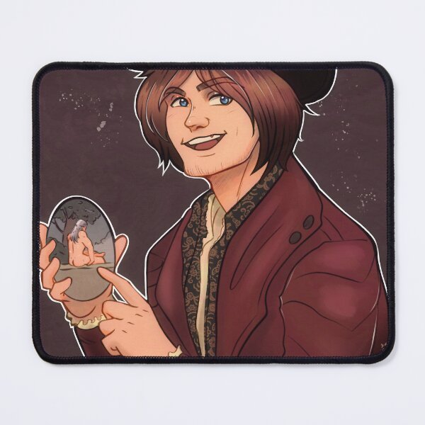 Item preview, Smiling Man, a Bard, Holding an Obscene Image designed and sold by Raynecreates  ..