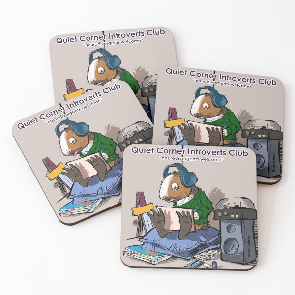 Item preview, Quiet Corner Introverts Club designed and sold by Byron McBride.