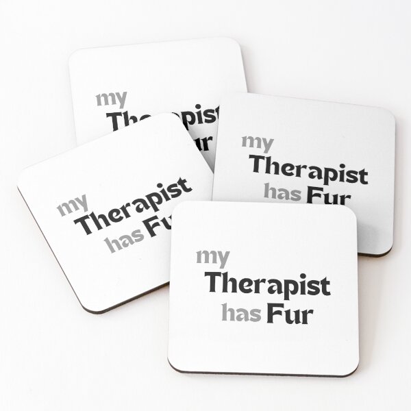 Item preview, My Therapist Has Fur – Funny Dog & Cat Mental Health Pet Lover Quote Gift designed and sold by MakeMyDaze.