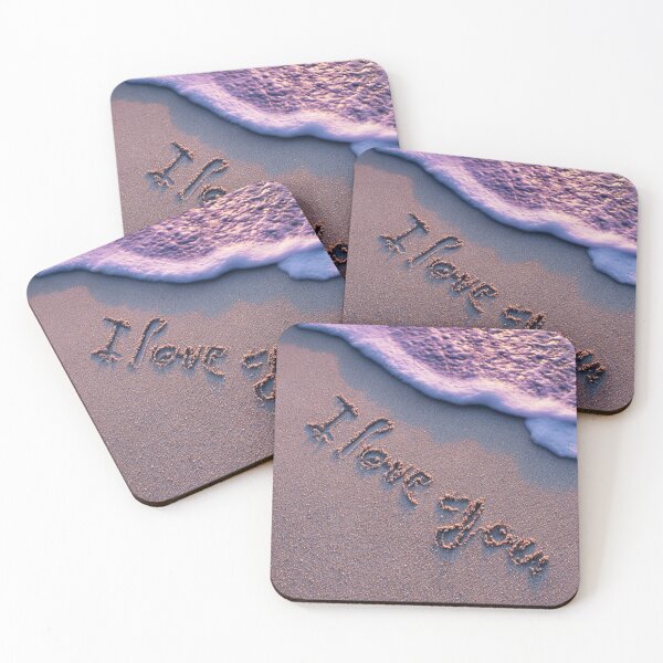 Item preview, I Love You Script With Shimmering Tide designed and sold by chase-thewave.