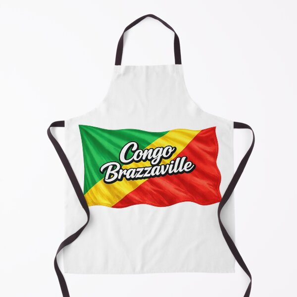 Item preview, Congo Brazzaville Waving Flag Design – Republic of the Congo Pride Graphic designed and sold by GarnerSupplyCo.