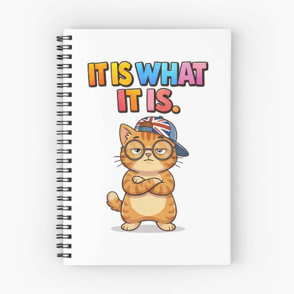 Item preview, It Is What It Is – British Dry Wit Cat Graphic Tee and Merch designed and sold by cheesenight.