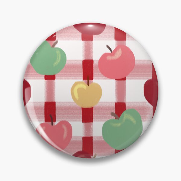 Item preview, Rectangle Gingham Apples designed and sold by RepeatCandy.