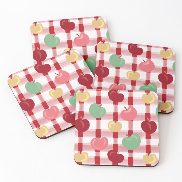 Item preview, Rectangle Gingham Apples designed and sold by RepeatCandy.