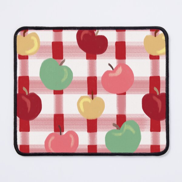 Item preview, Rectangle Gingham Apples designed and sold by RepeatCandy.
