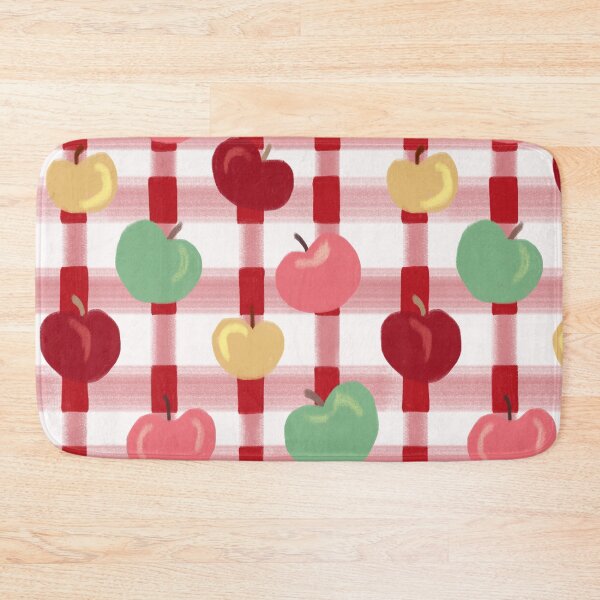 Item preview, Rectangle Gingham Apples designed and sold by RepeatCandy.