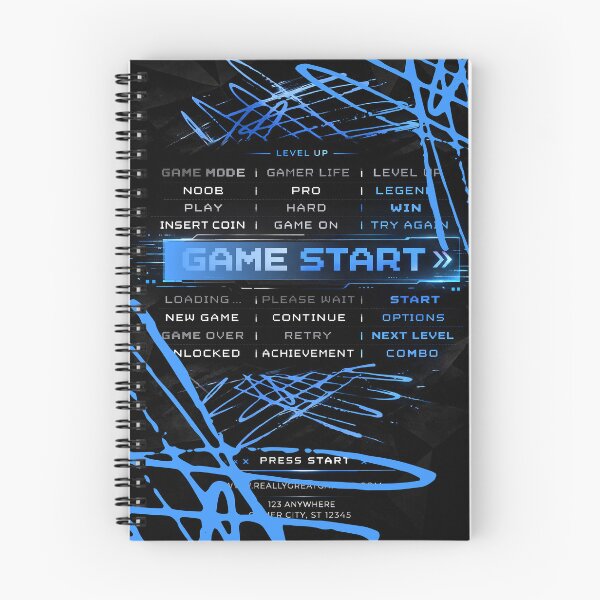 Item preview, Game Start — Cyber Gaming Interface Design designed and sold by MidNightForge11.
