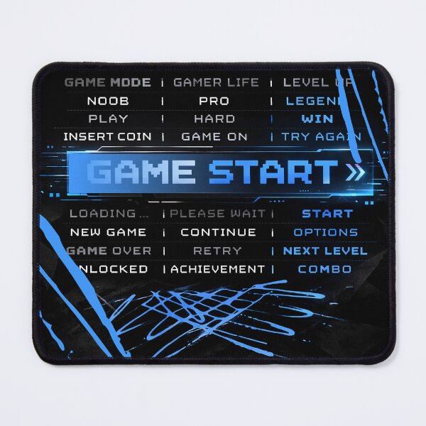 Item preview, Game Start — Cyber Gaming Interface Design designed and sold by MidNightForge11.