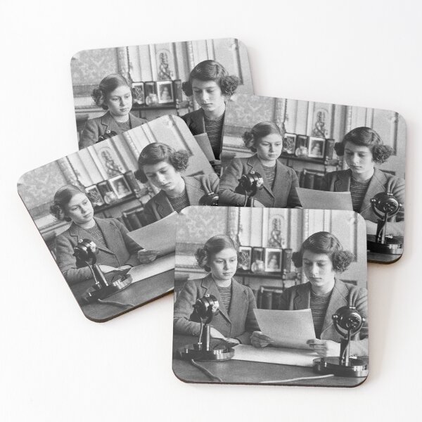 Item preview, The young Queen Elizabeth II and her sister Margaret designed and sold by KNBS.