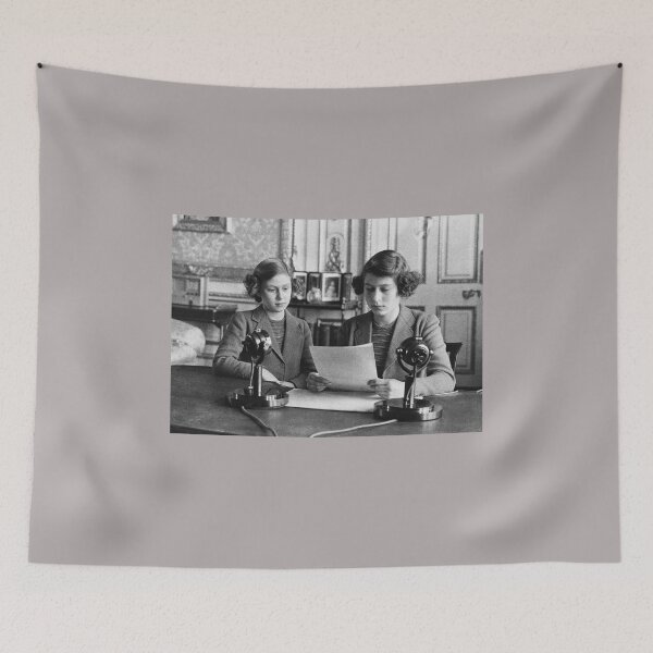 Item preview, The young Queen Elizabeth II and her sister Margaret designed and sold by KNBS.