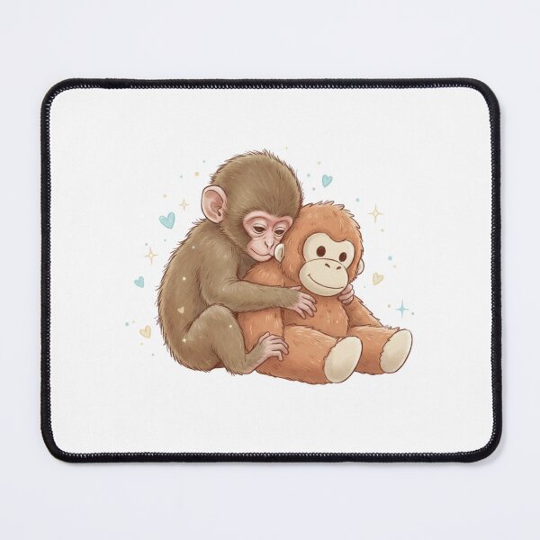 Item preview, Punch-kun the Monkey – Viral Plush Hugs Illustration designed and sold by chillpixel-co.