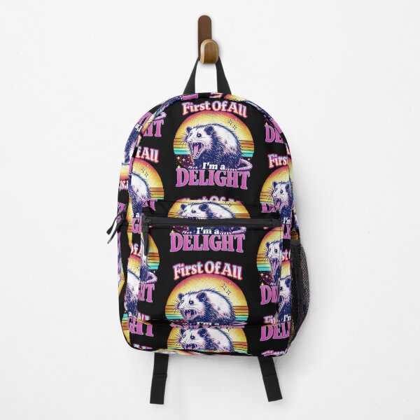 Item preview, First Of All I'm A Delight Funny Opossum  designed and sold by gear-posters.