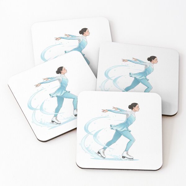 Item preview, Alysa Liu – Olympic Figure Skating Champion Illustration designed and sold by chillpixel-co.