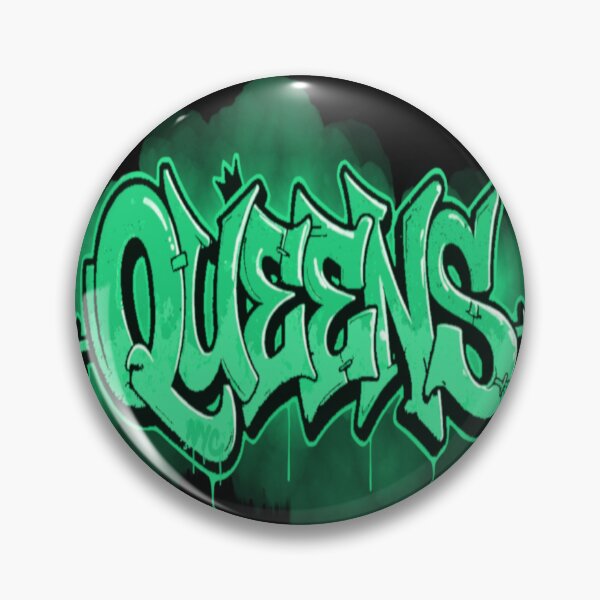 Item preview, Queens New York City Green Graffiti Letters designed and sold by EZPAINT.