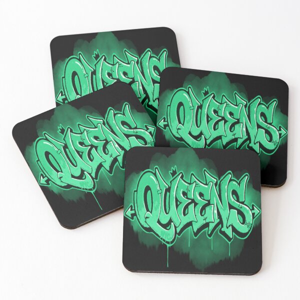 Item preview, Queens New York City Green Graffiti Letters designed and sold by EZPAINT.