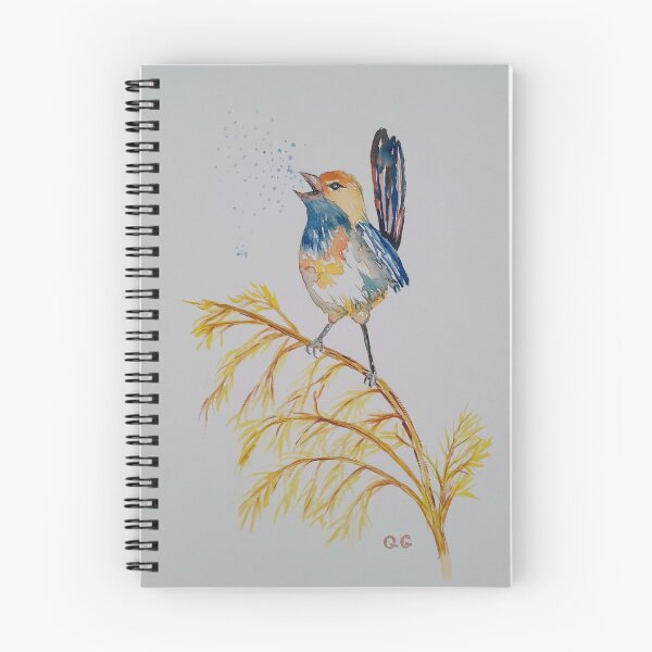 Item preview, Blue Wren, bird design, bird art designed and sold by Garry Greenwood.