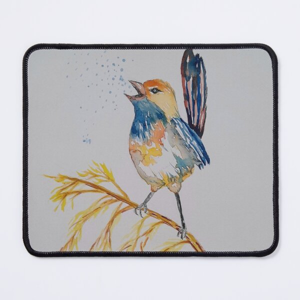 Item preview, Blue Wren, bird design, bird art designed and sold by Garry Greenwood.