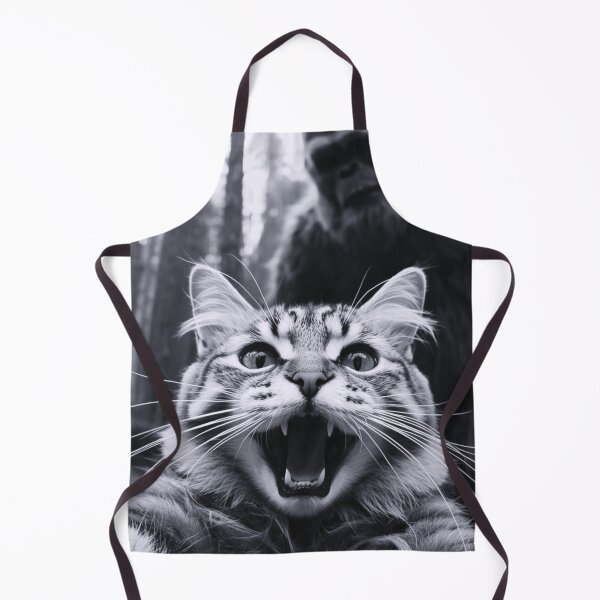 Item preview, Cat Selfie With Bigfoot Funny designed and sold by Saxon Designs.