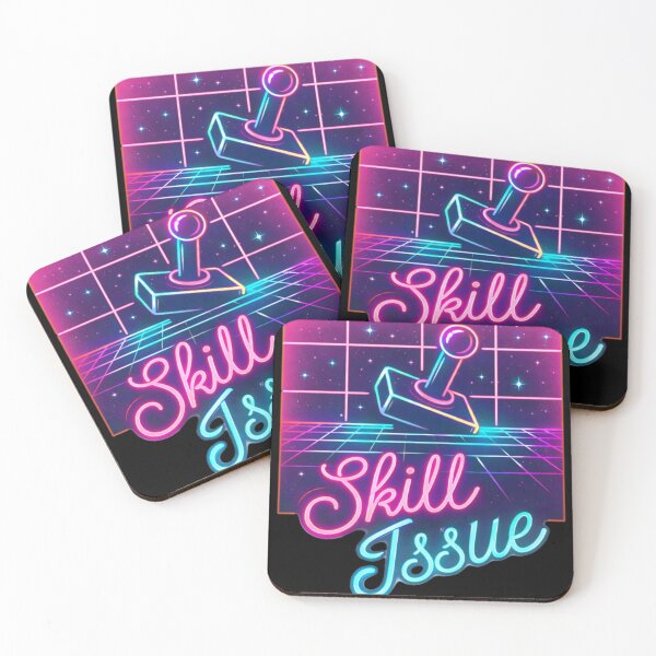 Item preview, Skill Issue Neon Retro Gaming Design designed and sold by Nol1ytv.