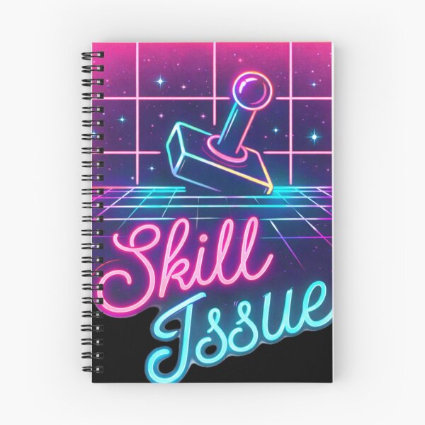 Item preview, Skill Issue Neon Retro Gaming Design designed and sold by Nol1ytv.