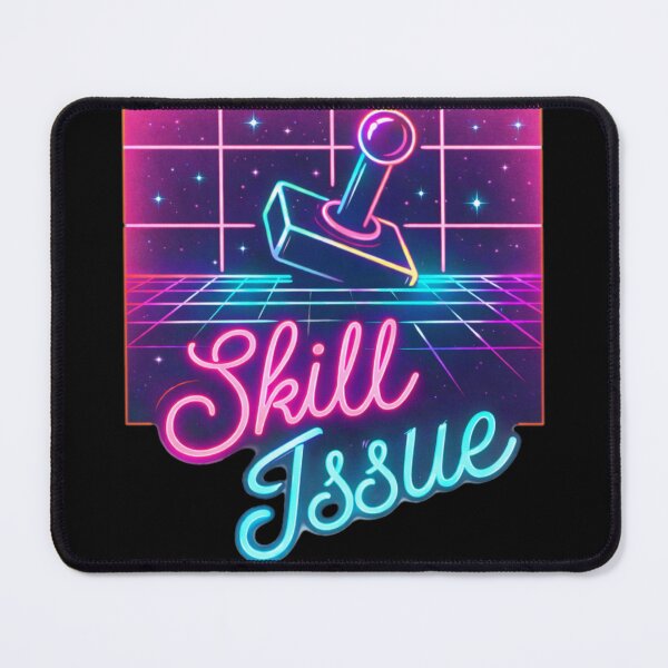 Item preview, Skill Issue Neon Retro Gaming Design designed and sold by Nol1ytv.